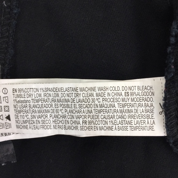 Forever 21 Mini Skirt Button Front Black Denim - Picture 6 of 6